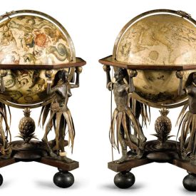 African Coronelli Globes pair The African Coronelli Globes